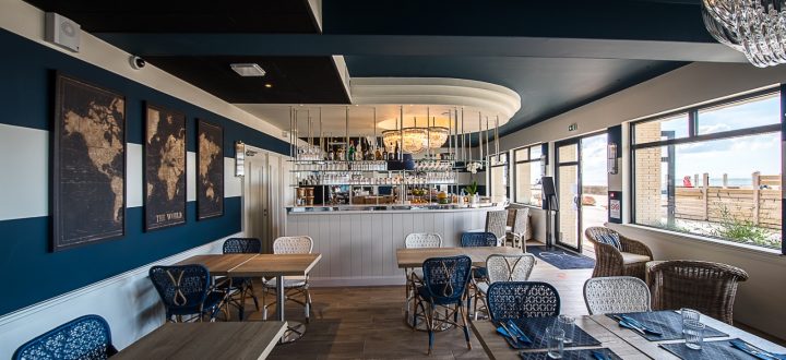 Hôtel-Le Paquebot-restaurant-bar-vue mer-Deauville-Villerville-Normandie